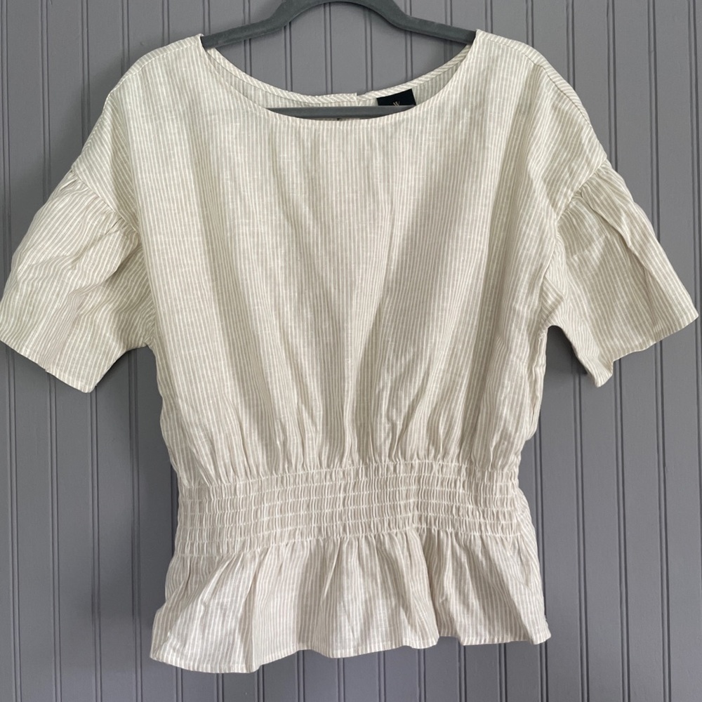 Cream blouse